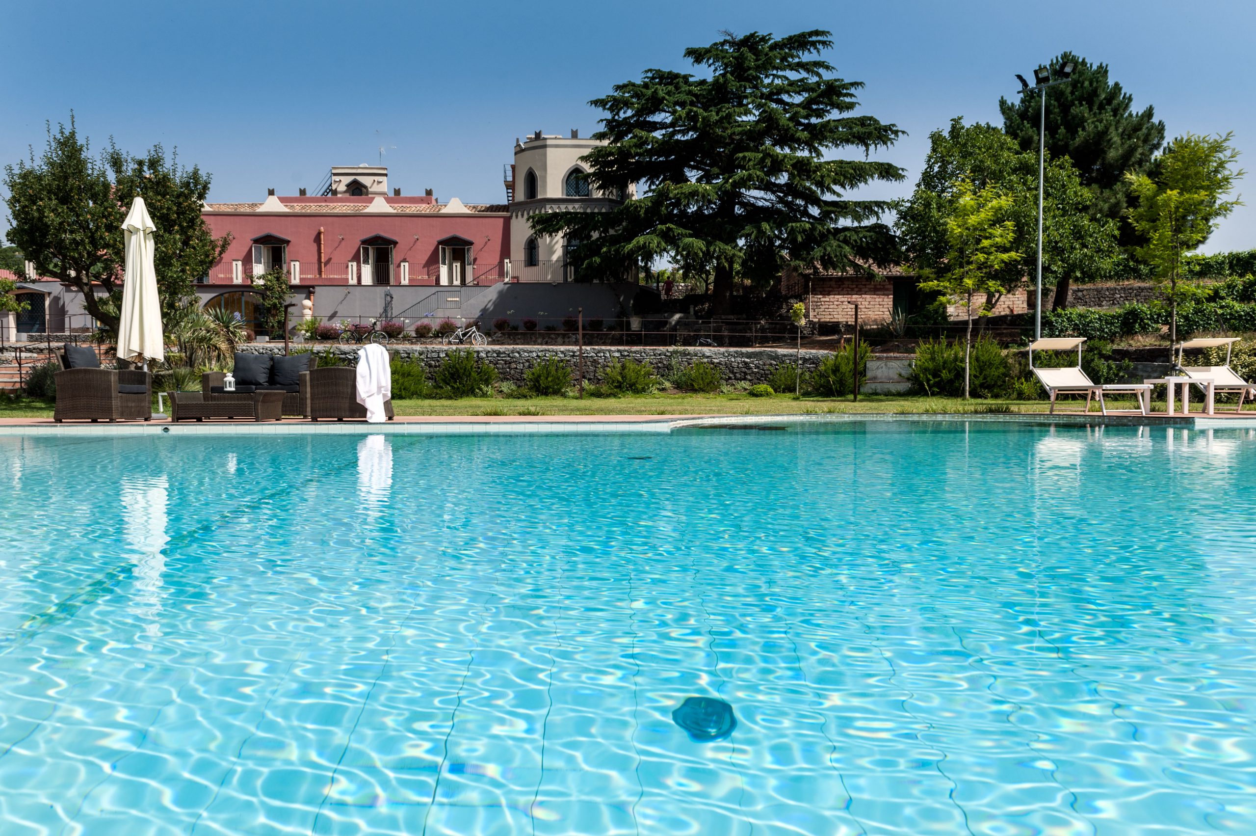 the villa and its private pool